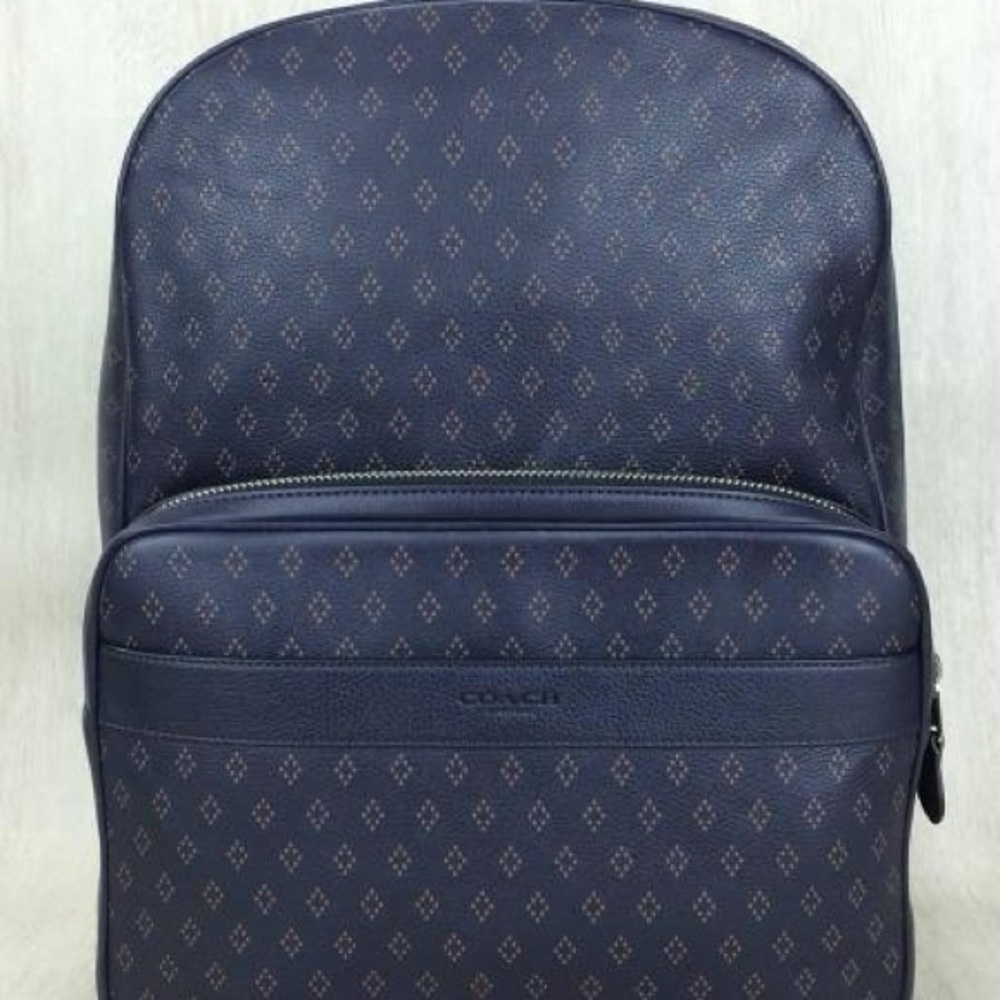 Coach Dark Patterned Men's Backpack - image 1